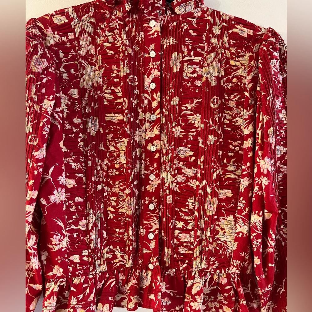 Doen Heloise Top in Oak Bluffs Floral - Picture 4 of 9